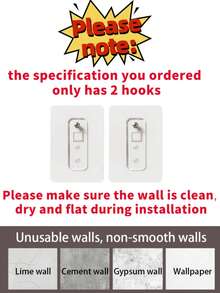 半件装黑色浴室置物架，大容量免打孔壁挂式，铝合金材质，壁挂式洗发水架，浴室毛巾架，壁挂式长方形支架，粘贴式浴室淋浴架，适用于浴室和厨房，节省空间的悬挂式置物架，易于安装，黑色金属材质，防锈抛光处理，用于存放洗漱用品、化妆品和杂物，洗发水和护发素收纳整理架，浴室配件，浴室工具 - 多色 - 查看 14