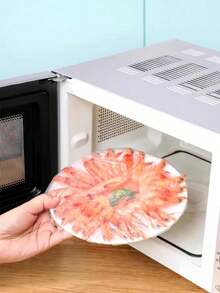 100/300/500pcs Elastic Food Covers With Preservation Bags, Reusable Elastic Food Bowl Lids, Dish Covers, Alternative To Aluminum Foil And Plastic Packaging, Minimalist And Convenient Thin Bowl Lids With Visible Preservation Film - View 4