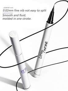 Little Ondine 2-In-1 Liquid Eyeliner Pen, 02 Brown Color, Smooth Formula, Quick Dry & Smudge-Proof, Dual-Tip Fine Applicator, Waterproof & Long-Lasting, Ideal For Christmas Stage Makeup, Suitable For Sensitive Eyes, Easy To Remove, Pocket-Sized, 0.5ml/0.02fl Oz - 02 - View 6
