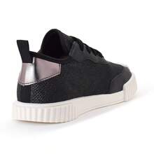 Women's Casual Traditional Sneakers, Super Soft, New Release, Premium Line - 黑色 - 查看 4