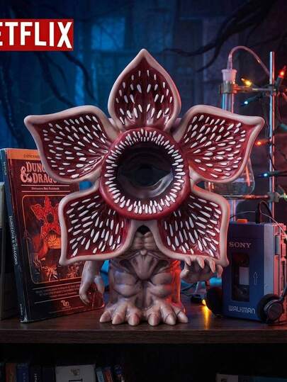  《怪奇物语》官方授权PVC小猪存钱罐，魔王造型，可作收藏品，桌面收纳，家居装饰，储蓄罐，生日礼物，1个装，Netflix出品