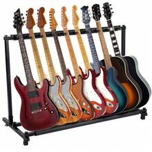 3/5/7/9-Space Multi Guitar Holder, Foldable Portable Floor Rack For Acoustic, Electric & Bass Guitars - View 12