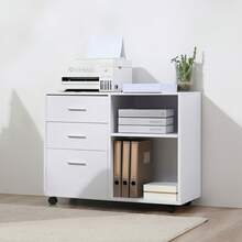 HOMCOM Archivadores - Blanco - Ver 8