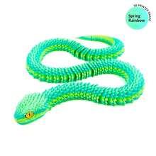 1件 2026热销3D打印可动蛇形模型，关节可活动，完美礼物，节日礼物，生日礼物，趣味礼物，情人节礼物 - 彩色 - 查看 17