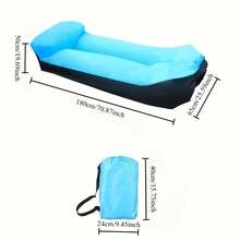 Portable Inflatable Sofa And Chair Set - Heavy Duty Single Person Outdoor Lounge Chair, Quick Inflate/Deflate, Lightweight Compact, Suitable For Camping, Beach, Backyard - Multicolor - View 9