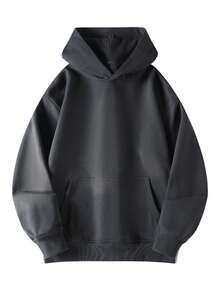 This Men's Casual Sports Hoodie Is  A Long-Sleeved Hooded Sweatshirt For Both Men And Women, Perfect For Everyday Wear And Outdoor Activities, And An Ideal Gift For Friends. - 深灰色 - 查看 10