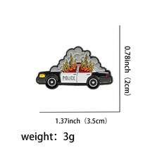 Vintage London Bus Enamel Badge, Cartoon Car Yellow School Bus Brooch Metal Pin, Backpack Clothing Accessory, Friend Gift - Black - View 20