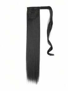 18/22/24/26 Inch Long Straight Ponytail Wig, Synthetic Fiber Hair Extension, Heat Resistant, 22 Inch Wrap-Around Ponytail Wig, Suitable For Women Fashion Hair Accessories,Women Hair Bands,Summer Headband - Multicolor - View 23