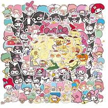 SANRIO 200/100/50张全新三丽鸥贴纸 Hello Kitty贴纸 Kuromi 可爱贴纸 笔记本电脑贴膜 卡哇伊贴纸 - 混合裝(200件) - 查看 20