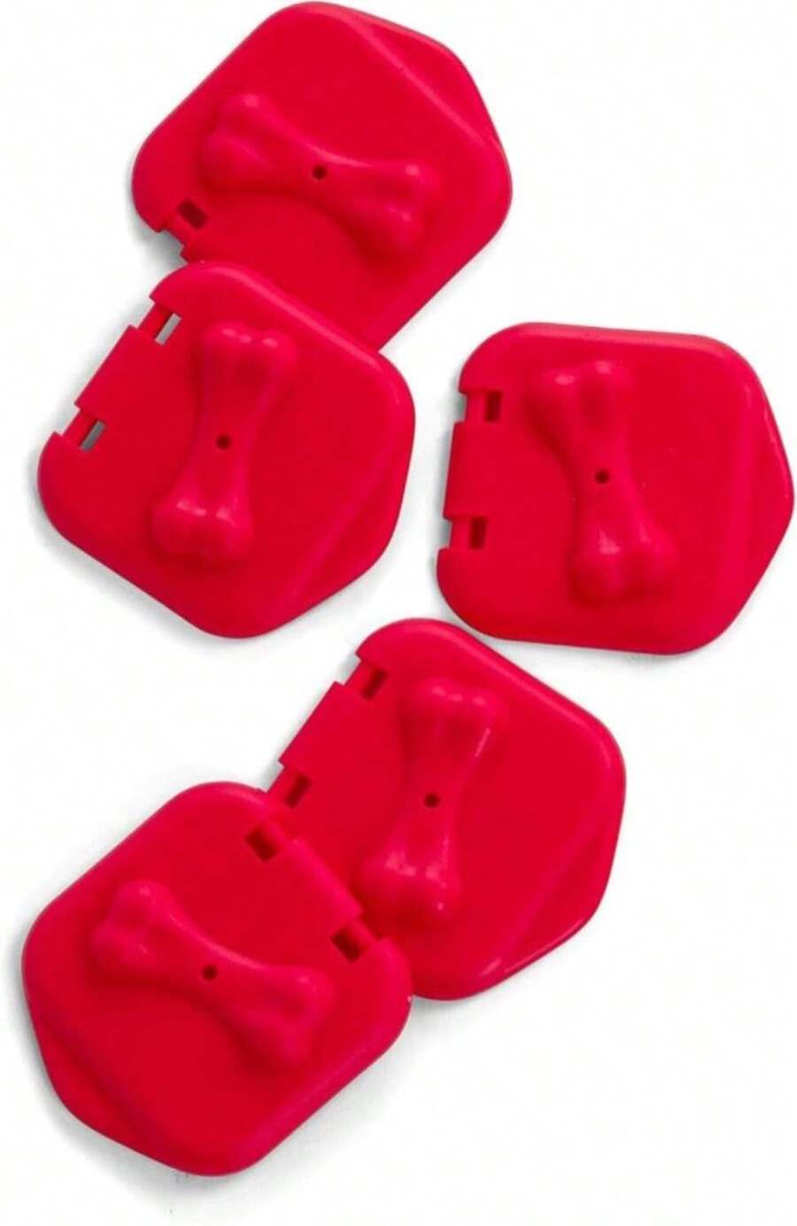 Outward Hound By Nina Ottosson Extra Doors For Dog Brick Interactive Dog Puzzle - 5 Pack, Red - ColorF - 查看 1