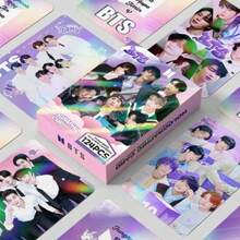 ,J-HOPE,JIMIN,V,,JIN,RJUNGKOOK, Dual-Sided LOMO Laser High-Definition Mini Card, Exclusive Fan Gift, Holiday Gift. - Multicolor - View 7