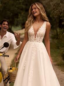 Vestidos de novia - Blanco - Ver 3