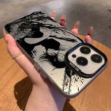 おしゃれなスマホケースfor  16 Pro Max/16 Plus/16 Pro/16/15 Pro Max/15 Plus/15 Pro/15/14 Pro Max/14 Plus/14 Pro/14/16E/13 Pro Max/13 Pro/13/12 Pro Max/12 Pro/12/11 Pro Max/11 - 半透明の黒 - チェックする 3