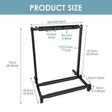 3/5/7/9-Space Multi Guitar Holder, Foldable Portable Floor Rack For Acoustic, Electric & Bass Guitars - View 5