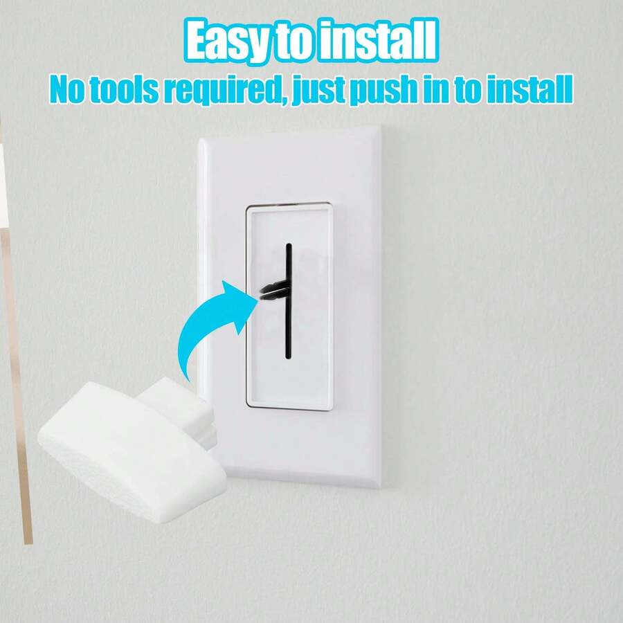 4pcs Dimmer Switch Knob Replacement, White Light Regulator Control Knob For Material Lamplight - Star - View 1