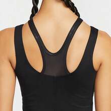 Nike 女士 AS W NK ONE DF FTTD SS TOP 无袖运动背心 HV3654-010 - 黑色 - 查看 5