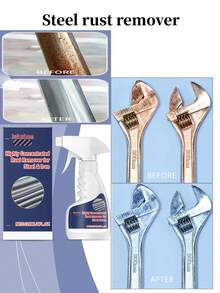 Steel Rust Remover, Bolt & Screw Metal Rust Stain Cleaner, Household Rust Cleaning Agent - 120ml - View 2