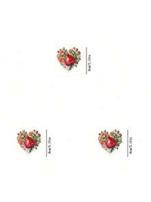 1片/2片/3片装大号牡丹花热转印贴片，DIY熨烫布贴，适用于T恤、连帽衫、棒球帽、帆布包等。 - 3PCS-S - 查看 7