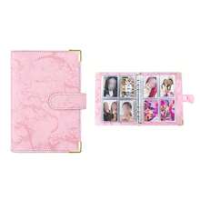 A5 K-Pop Star Photo Card Album, 25 Pages With 4 Card Slots Design, Can Hold 100 Cards, PU Leather Cover, Convenient For Organization And Collection - Multicolor - View 7