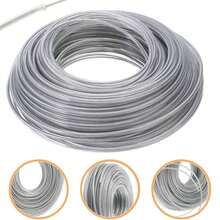 Hilo redondo para desbrozadora, alambre de acero universal, cable de alambre, cable de alambre, desbrozadora, repuesto para desbrozadora. - A - Ver 1