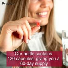 Coenzima CoQ10 200 mg, favorece la salud cardíaca, bucal y de las encías, aporta energía y es antioxidante. 120 cápsulas blandas. - 1 BOTELLA - Ver 8