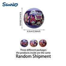 SANRIO 1PC Officially Licensed Mystery Blind Capsule Friends Pajama Series, Kawaii Desktop Decor Collectible Figure, Aesthetic Gift For Fans - Purple - View 4
