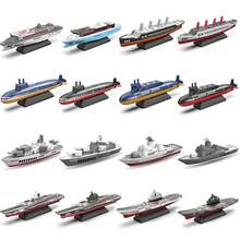 1:64 Metalllegierung Flugzeugträger Modell, realistischer militärischer Zerstörer/Flugzeugträger/Fregatte/Atom-U-Boot, Trägerflugzeug Modell, Legierung Kriegsschiff Figur, geeignet für Sammlung, Ausstellung, Dekoration, Geschenk - Verschiedenfarbig - Übersicht 2