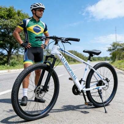 Bicicleta Aro24 Freios a Discos 21 Marchas Sunrise Lumasphere