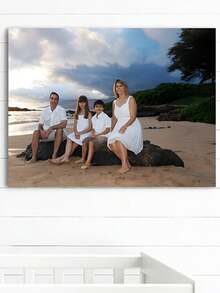 Large Customizable Photo Canvas Print With Framing - Suitable For Customized Images - Ideal For Family, Pets, Landscapes, Portraits - Perfect Indoor Decor | Elegant Renaissance Royal Art, Ideal Christmas Gift For Her, Solid Wood Framing, Suitable For Indoor And Outdoor Decoration - Multicolor - View 5