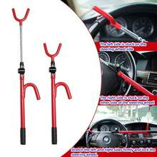 Adjustable Heavy Duty Steering Wheel Lock With 2 Keys, Universal For Cars, Trucks And SUVs - A - View 4