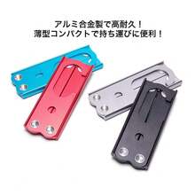 [ 2個 セット ] 折りたたみ ハンガー 折り畳み おしゃれ 旅行用 アルミ キャンプ トラベル 小型 携帯 持ち運び 出張 - ORIHAN- 2SET- BK- BK - ブラック*2 - チェックする 4