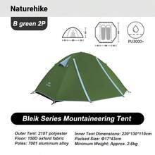 Naturehike 1 chiếc lều dã ngoại cắm trại Bleik Series, di động, dành cho 2-3 người - Nhiều màu - Xem 11