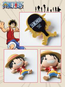 1pc Netflix Officially Licensed One Piece Roronoa Zoro &  Cartoon Fridge Magnet, Kitchen Office Storage Cabinet Decoration - 1 Pc - View 6