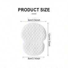 50pcs/Pack Disposable Underarm Sweat Pads, Invisible & Long-Lasting, Fresh & Comfortable, Especially Suitable For Oily Skin - White - View 2