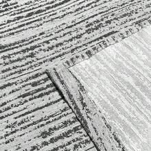 Jacquard Living Room Rug 2.00 X 1.40m Non-Slip Mixed Pattern Handmade Rustic Washable - Light Grey - View 4