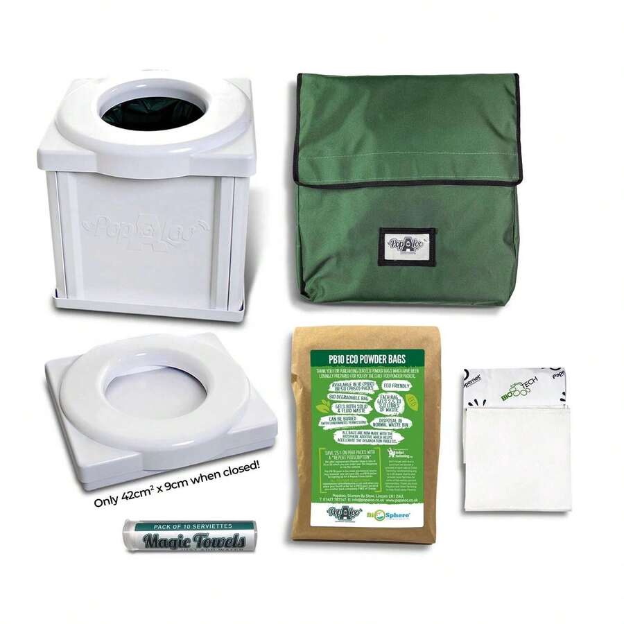Popaloo - Compact Water And Chemical Free Camping Toilet.Made In England. - Multicolor - View 1