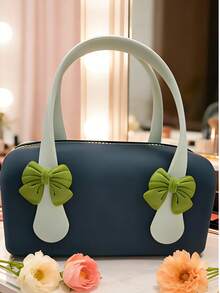 Silicone Cosmetic Bag, Handbag, Waterproof Toiletry Bag, Shockproof Silicone Bag, Beach Bag, Small Handbag, With Handle, Tote Bag, Large Capacity, Portable Bag - Multicolor - View 5