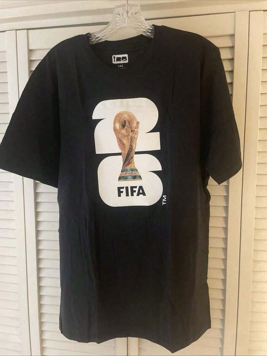 2026 FIFAs WORLD CUP Officially Licensed Men T-Shirt  Black - Black 3 - View 1