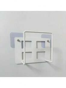 1pc/2pcs Multi-Functional WIFI Router And Set-Top Box Bracket And Accessories. This No-Drill Wall Mount Bracket Has Strong Load-Bearing Capacity And A Spacious Platform. Suitable For Storing WIFI Routers, Set-Top Boxes, Modems, And Office Supplies. Applicable For Living Room, Bathroom, Dorm, And Home Office, A Practical Daily Household Essential, Also A Great Back-To-School Gift. - Universal Version - View 19