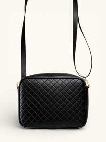 Premium Compact Camera Crossbody Bag With Adjustable Strap - 經典黑鑽 - 查看 2