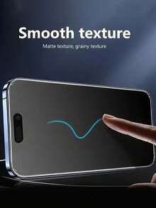 Matte Privacy Phone Screen Protector 1pc Matte Anti-Spy Screen Protector, 9H Ceramic Matte Anti-Peeping Screen Protector, Compatible With IPhone 17 Pro Max/17 Air/16 Pro Max/16E/16 Plus/17/15 Pro Max/14/13/12/11/XR/X/XS/7/8 Birthday Gift Spring Anniversary - Black-1 - View 6