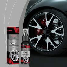 Car wheel rust remover, car paint rust removal, cleaning, brightening agent, rust removal conversion agent - A - Ver 1
