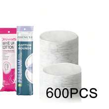 Almohadillas desmaquilladoras de algodón no tejido, cuidado facial, de uñas, de pies, sin pelusa - Blanco - Ver 13