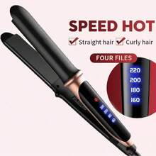 Plancha De Pelo Profesional De 4 Velocidades Y Temperatura Ajustable Herramienta De Peinado De Calentamiento Rápido - Blanco - Ver 8