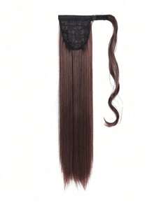 18/22/24/26 Inch Long Straight Ponytail Wig, Synthetic Fiber Hair Extension, Heat Resistant, 22 Inch Wrap Around Ponytail Wig, Suitable For Women - Multicolor - View 14