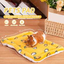 ITANDME 1片小寵物墊,適用於倉鼠、豚鼠、刺蝟等,厚實腳墊適用於兔籠中,卡通印刷帶3種顏色 - 彩色 - 查看 12