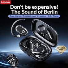 Lenovo EA366 無線運動耳機 藍牙5.4低延遲 音樂遊戲通用 IPX5防水 適用於多種裝置 月岩白 - 月岩白 - 查看 8