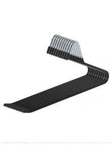 10pcs/5pcs/1pc Pants Hangers Space Saving, Open Ended Metal Pant Hangers, Non Slip Jean Hangers For Men And Women, Closet Storage Organizer For Clothes Leggings Slacks Trouser Ties,Best Gifts,Suitable For Home, Hotel, University Back To School - View 12