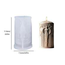 Armless Goddess Silicone Candle Mold, DIY Artistic Creative Human Figure Shaped Silicone Mold - White - View 5