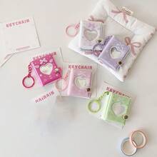 2D Single Photo Card Booklet, Mini 2-Inch Keychain Pendant Photo Album, Cute Easily Signed Notebook, ID Card Booklet, Travel & Student ID Card Holder - Multicolor - View 4